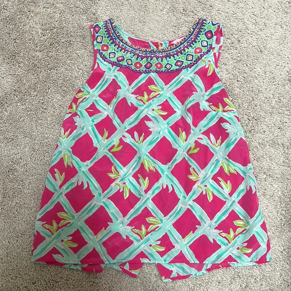 Lilly Pulitzer silk tank size small